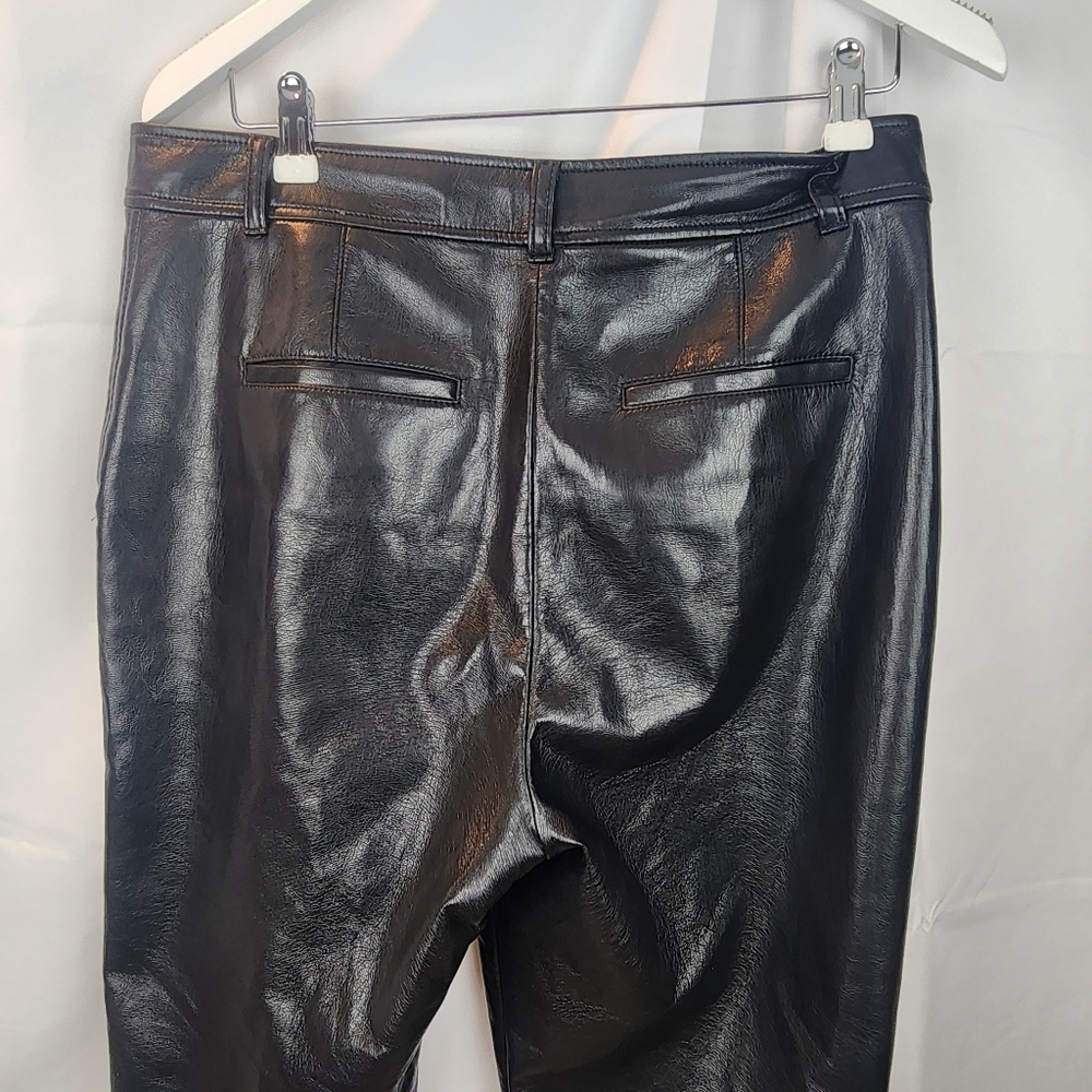 Aritzia Babaton Melina faux leather pants size 12 in EUC - Picture 10 of 15